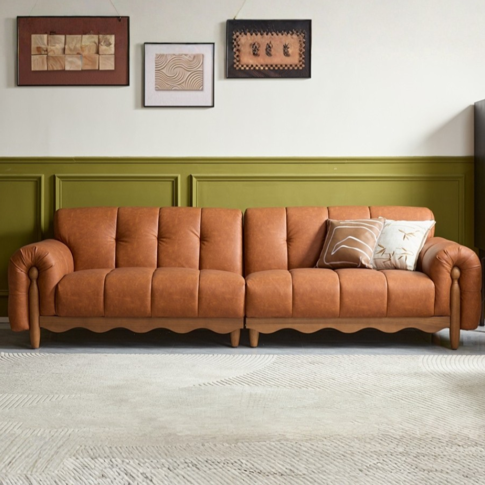 Heirloom Leather Sofa