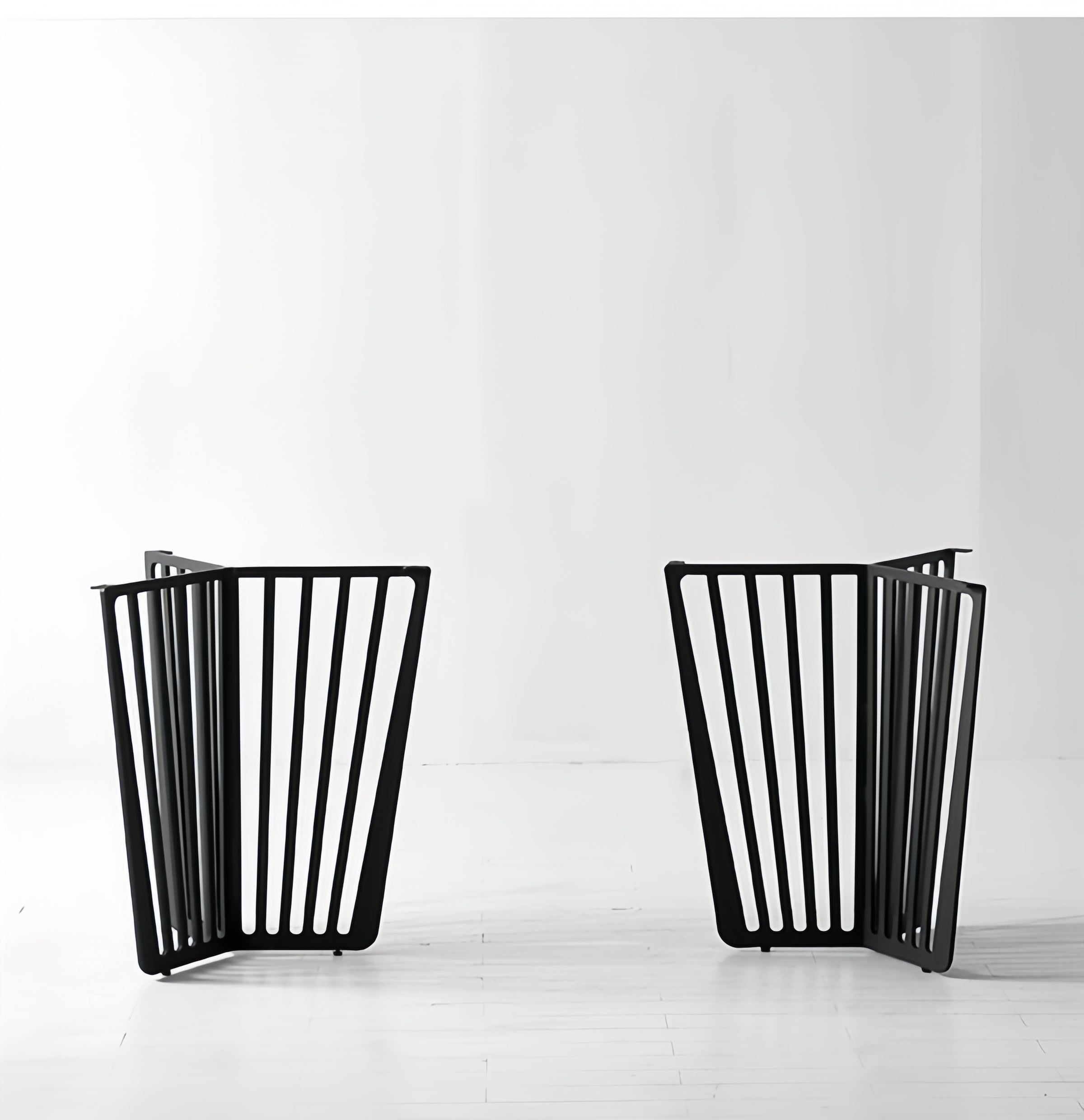 Modern Black Marble Dining Table with Carbon Steel Frame