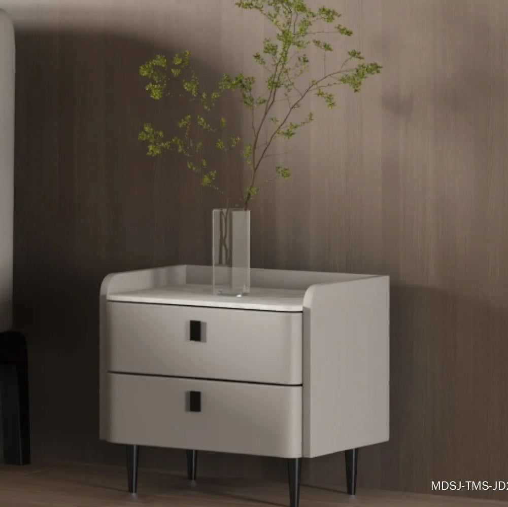 Aurelia Stone-Top Nightstand