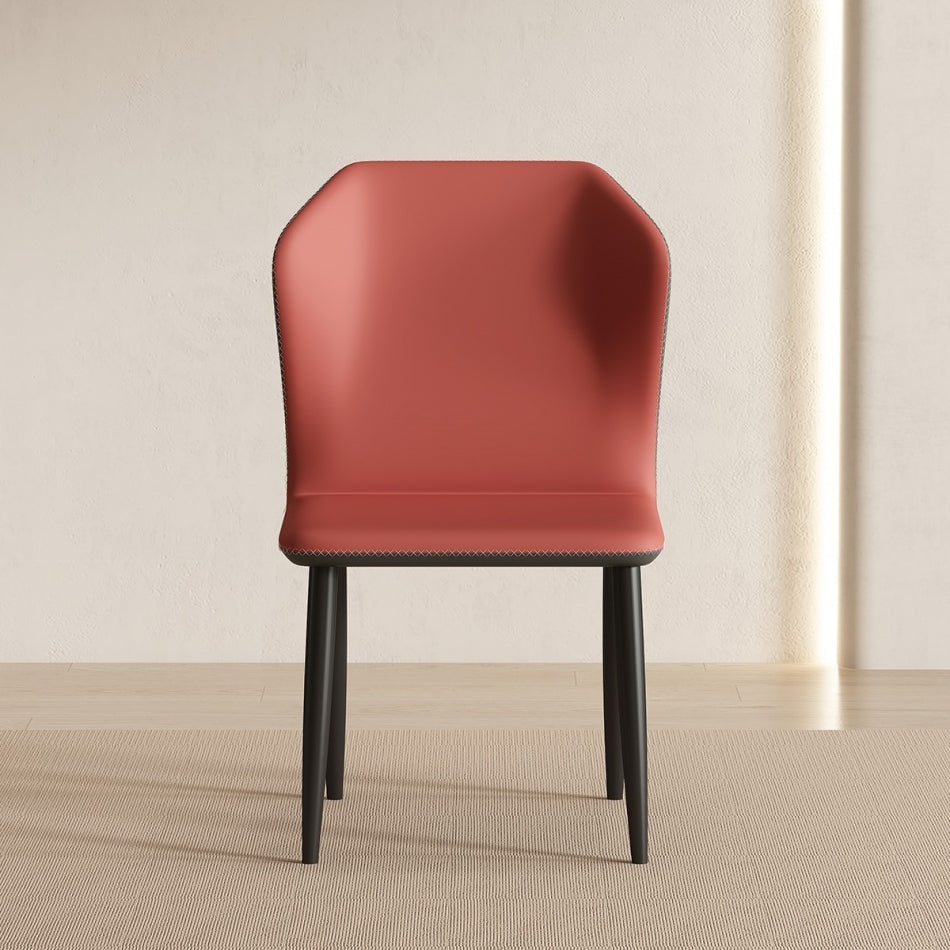 Refined Steel Dining Chair
