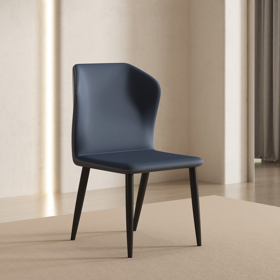 Refined Steel Dining Chair