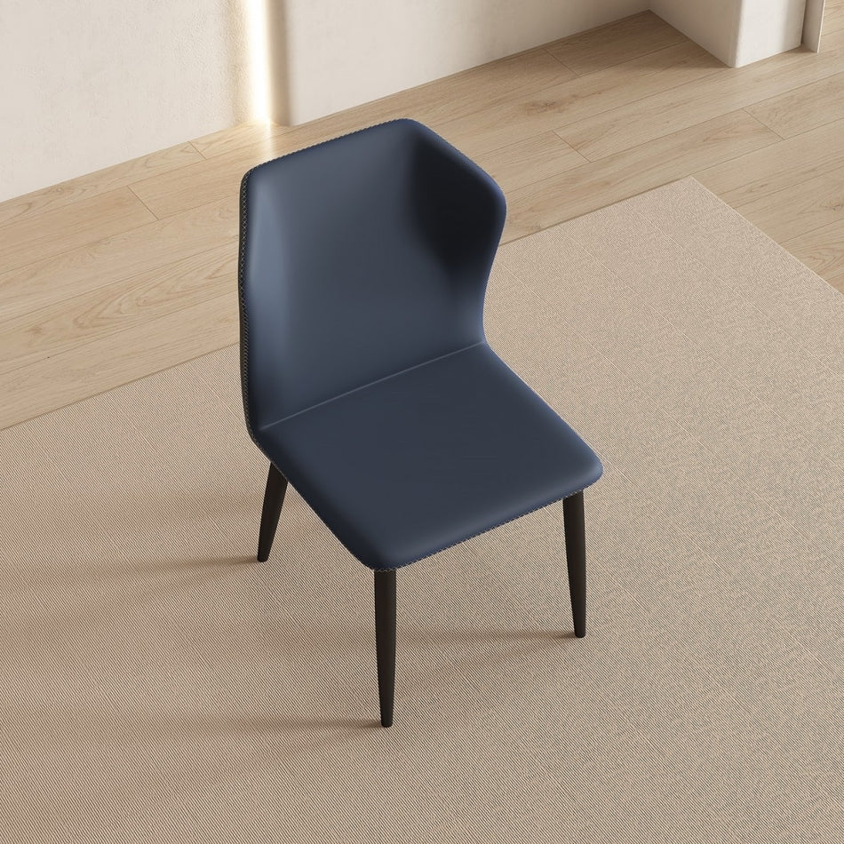 Refined Steel Dining Chair