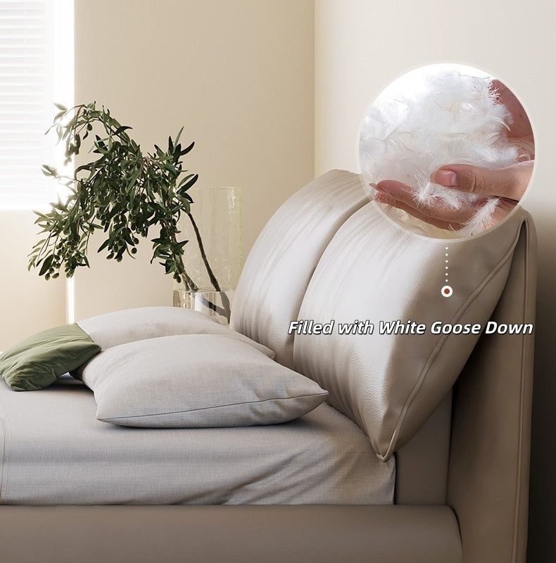 Lounge Leather Upholstered Bed