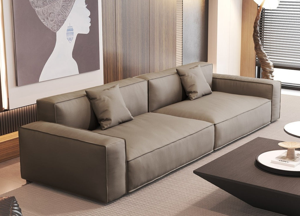 The Luxe Leather Sofa