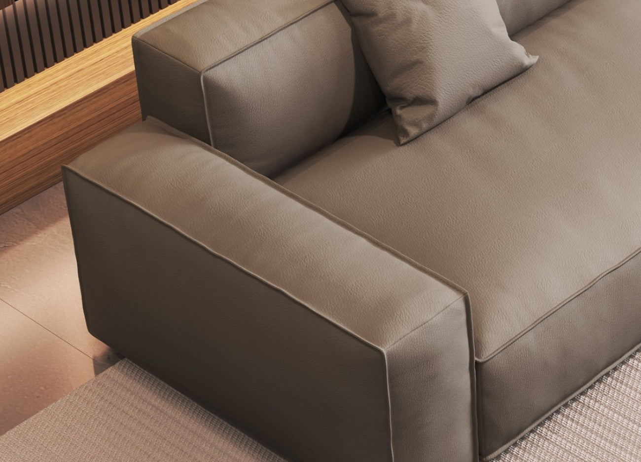 The Luxe Leather Sofa