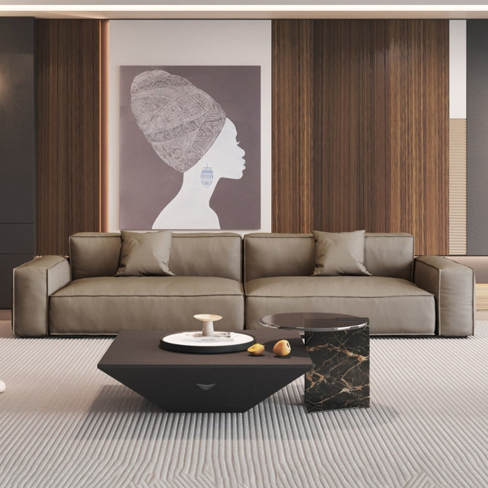 The Luxe Leather Sofa