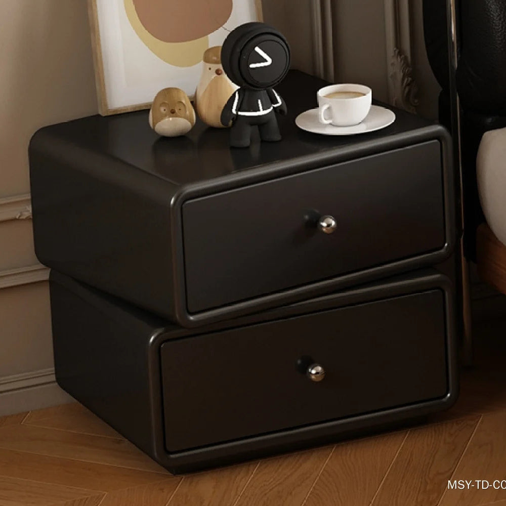 Noir Upholstered Nightstand