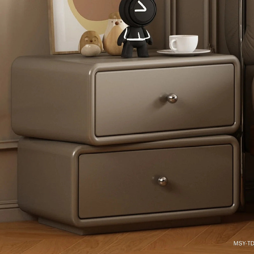 Noir Upholstered Nightstand