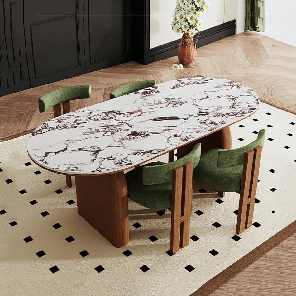 Mid-Century Fabric Dining Chair