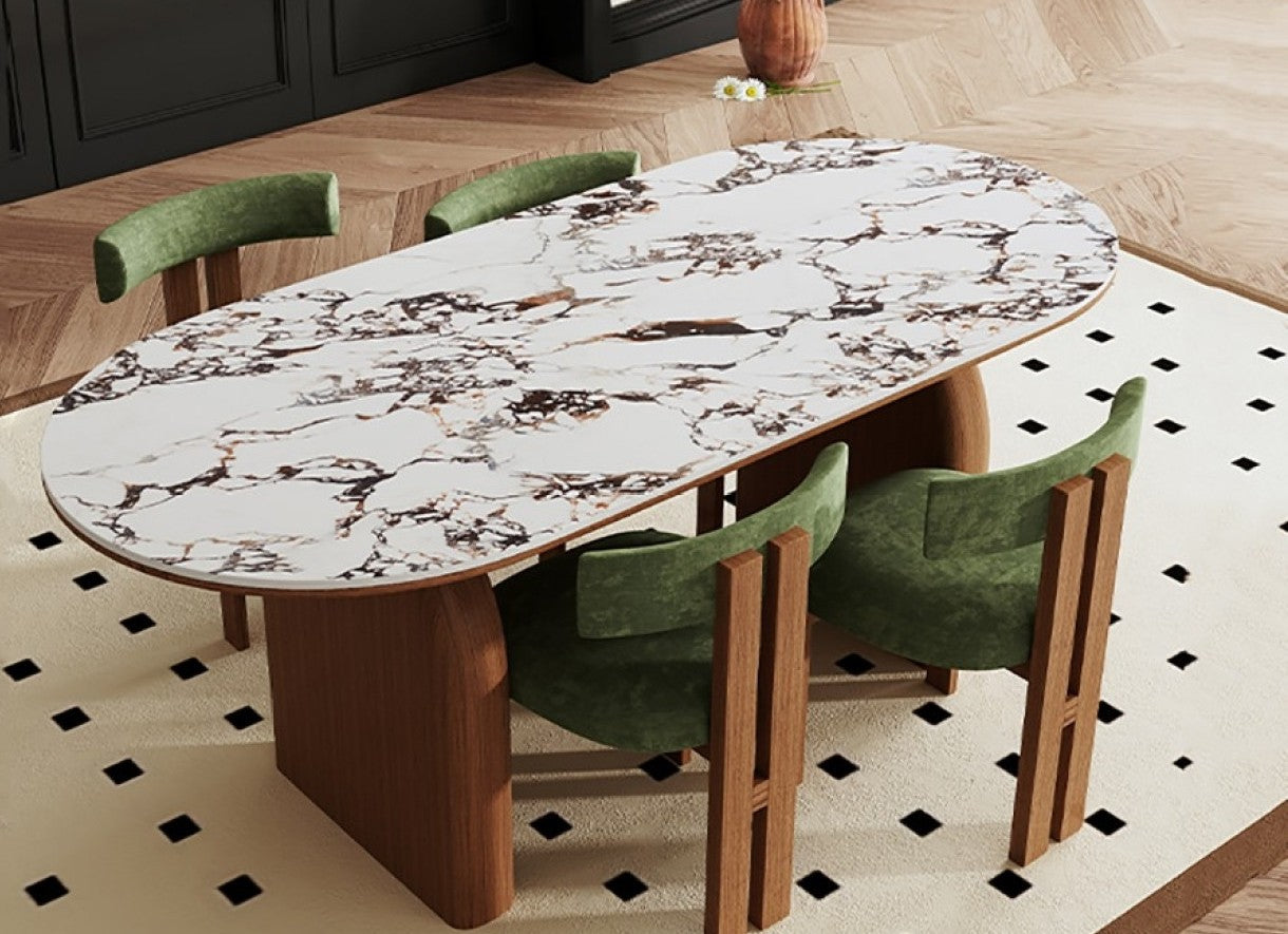 Vintage Bulgari Slate Dining Table