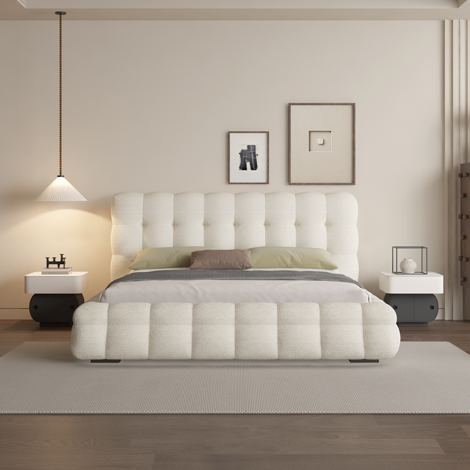 Cloudline Bouclé Bed