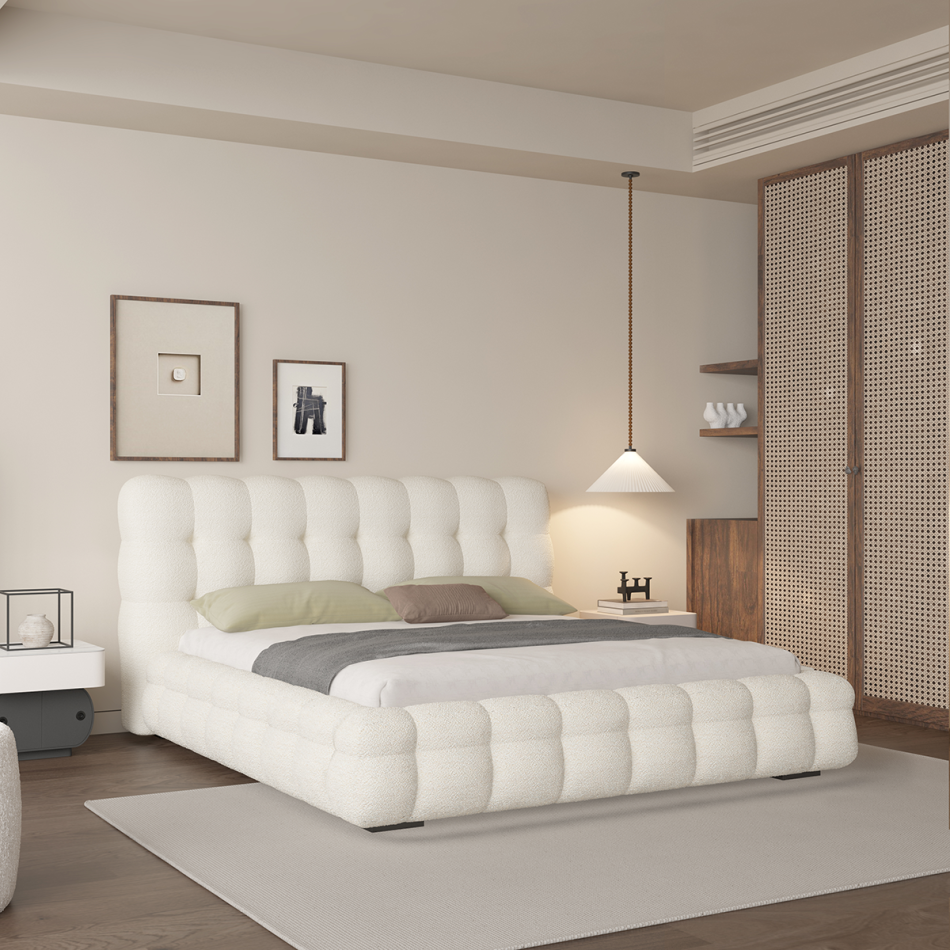 Cloudline Bouclé Bed