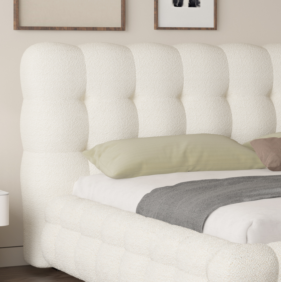 Cloudline Bouclé Bed