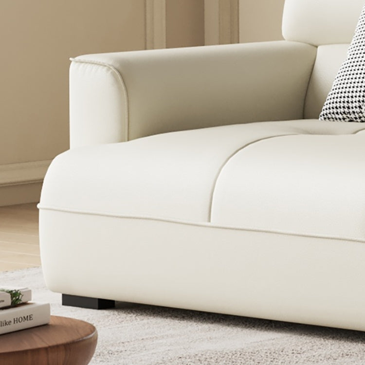 Modular Reversible Sofa Set with Pet-Safe Leather Upholstery
