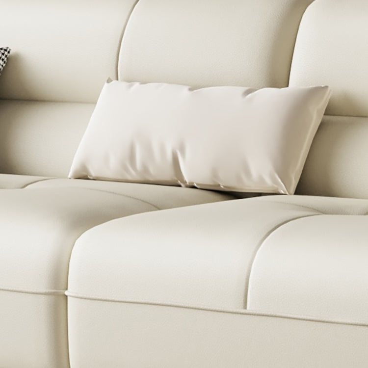 Modular Reversible Sofa Set with Pet-Safe Leather Upholstery