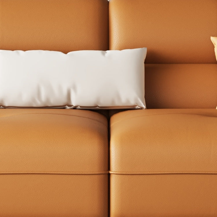 Modular Reversible Sofa Set with Pet-Safe Leather Upholstery