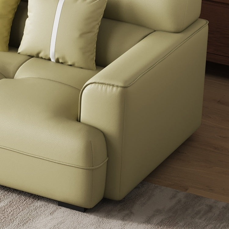 Modular Reversible Sofa Set with Pet-Safe Leather Upholstery
