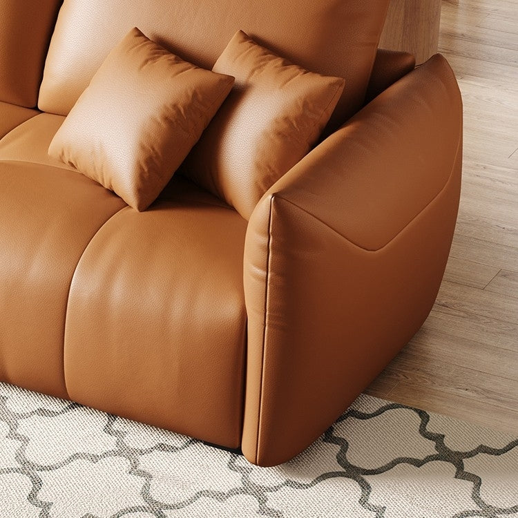 Reversible Split Sofa in Pet-Friendly Leather