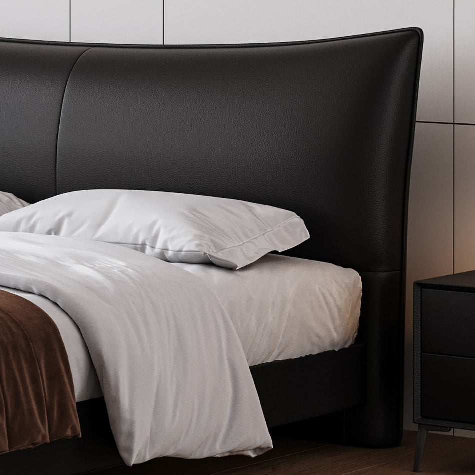 Aurora Genuine Leather Bed