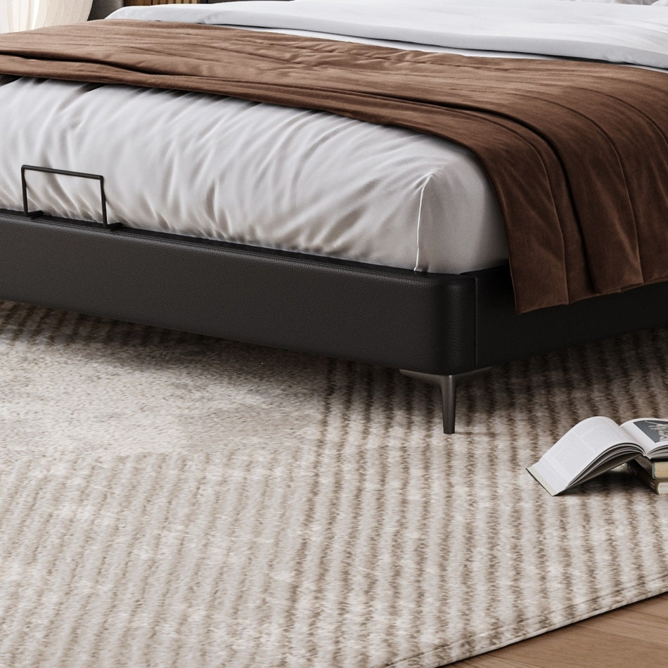 Aurora Genuine Leather Bed