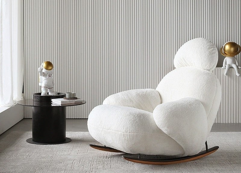 Big White Rocking Chair