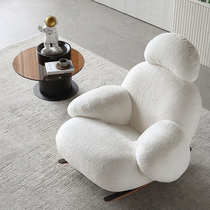 Big White Rocking Chair