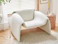 Arc Bouclé Accent Chair