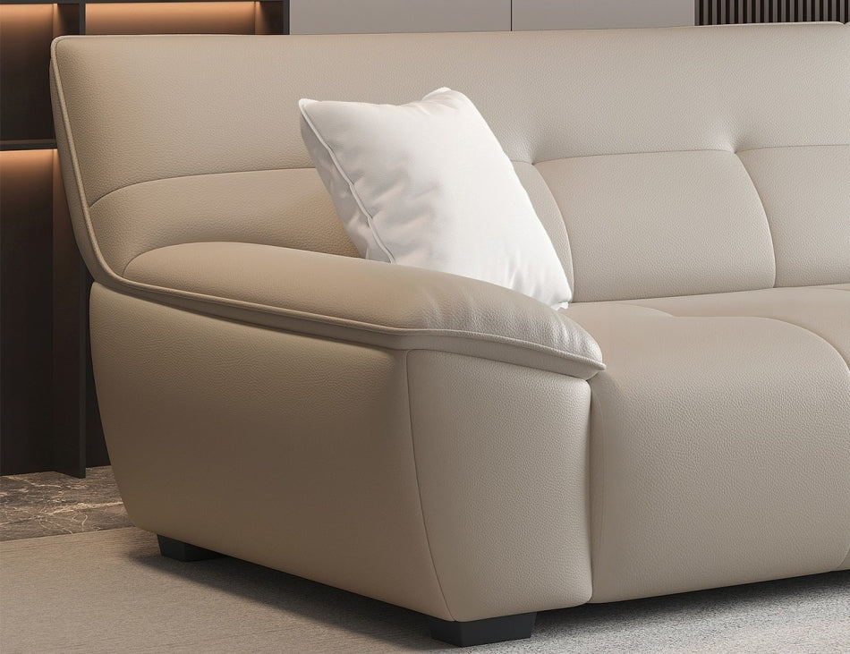 Costa Modular Sofa with Eco-Leather & Steel Spring Support