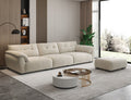 Costa Simple Chenille Alabaster Upholstery Sofa
