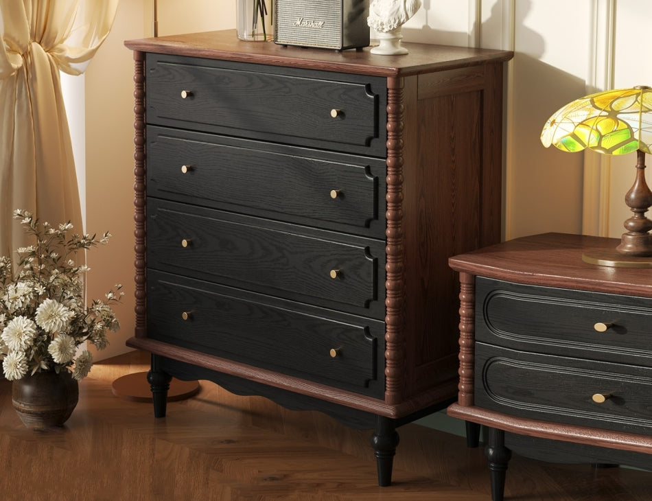 Classic Ash Veneer Drawer Chest