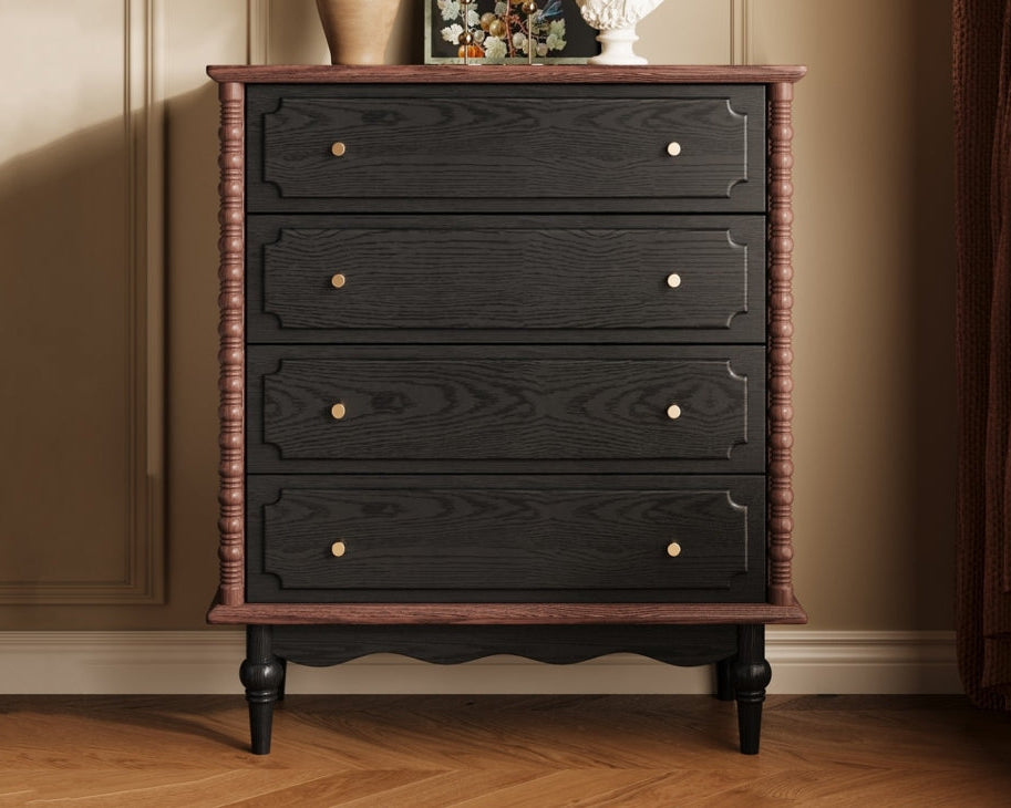 Classic Ash Veneer Drawer Chest