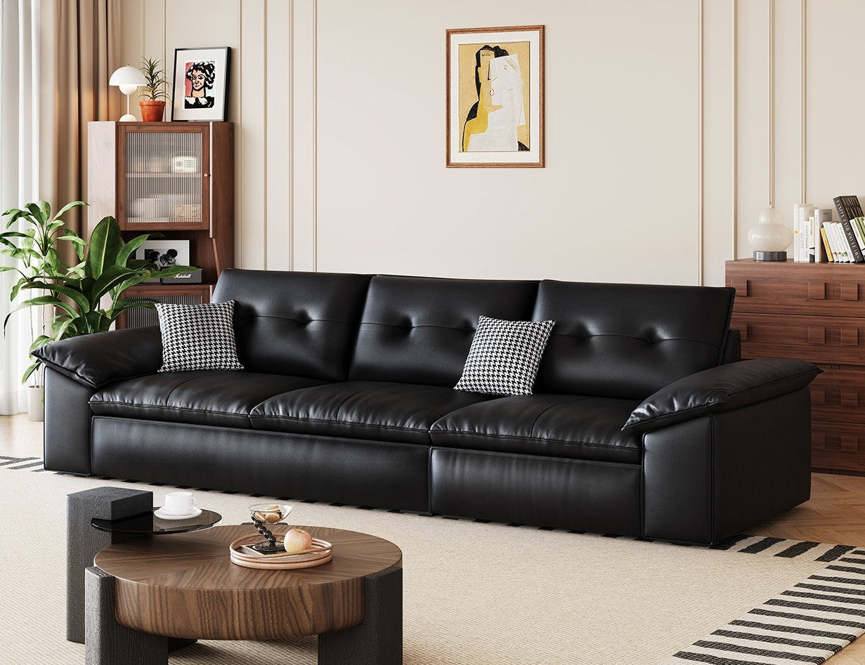 Pebble Leather Sofa