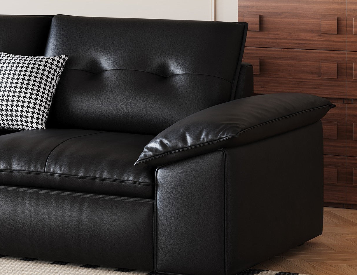 Pebble Leather Sofa