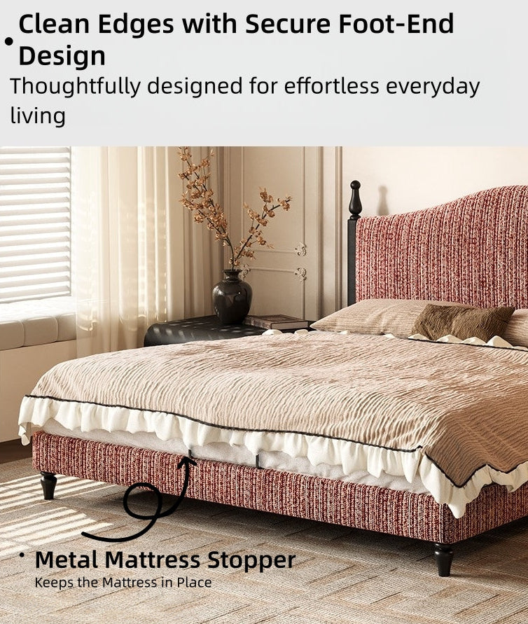 Heritage Loop Upholstered Bed