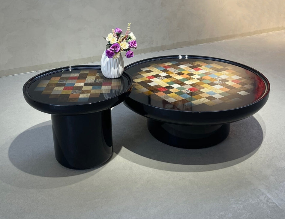 Aurelio Mosaic Coffee & Side Table Set