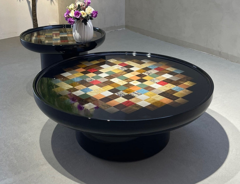 Aurelio Mosaic Coffee & Side Table Set