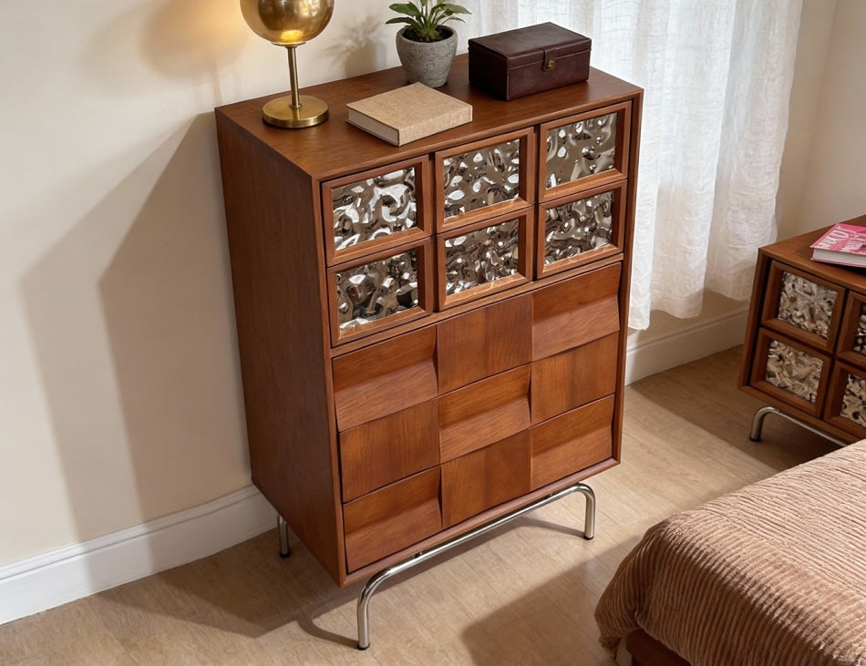 Ash Veneer Accent Storage Cabinet