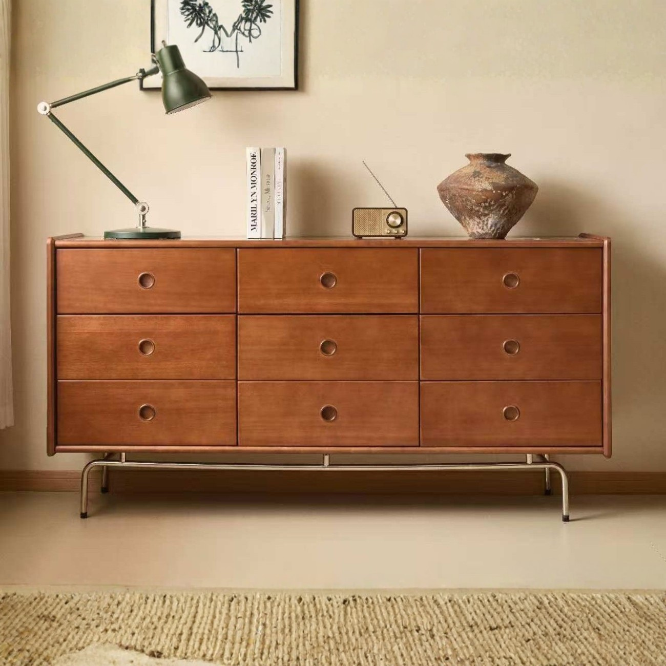 Rowen Solid Wood Drawer Chest