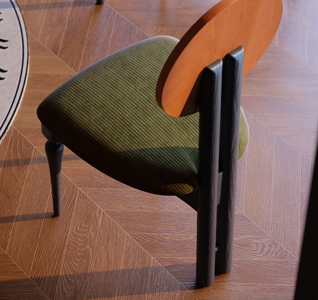 Boga Yimu Corduroy Dining Chair