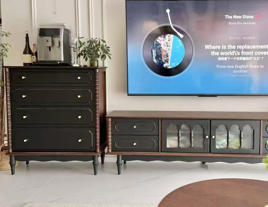 Classic Ash Veneer Drawer Chest