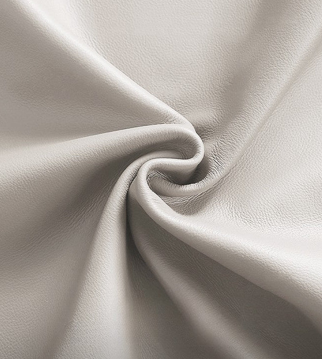 Sustainable Leather Low-Profile Bed with High Box & Tail Variants