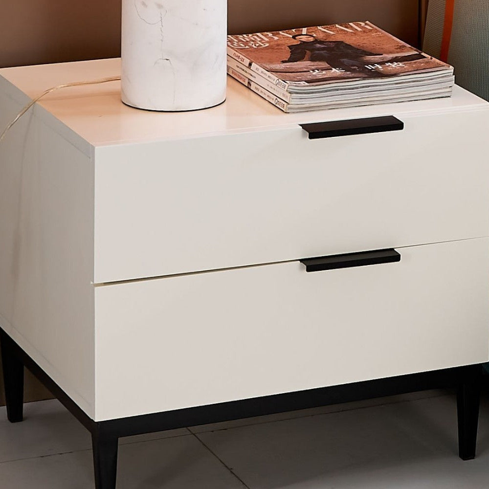 Luma Modern Two-Drawer Nightstand