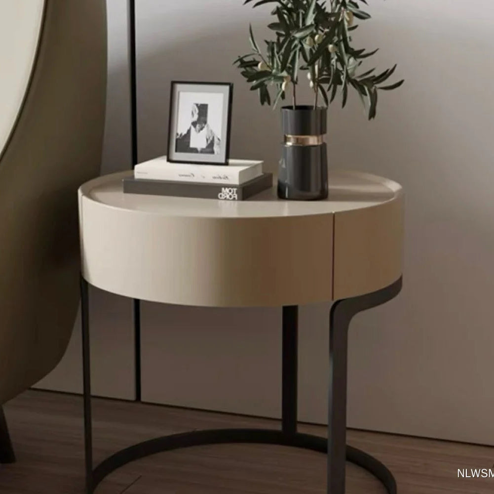 Luna Round Nightstand