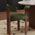 Mid-Century Fabric Dining Chair