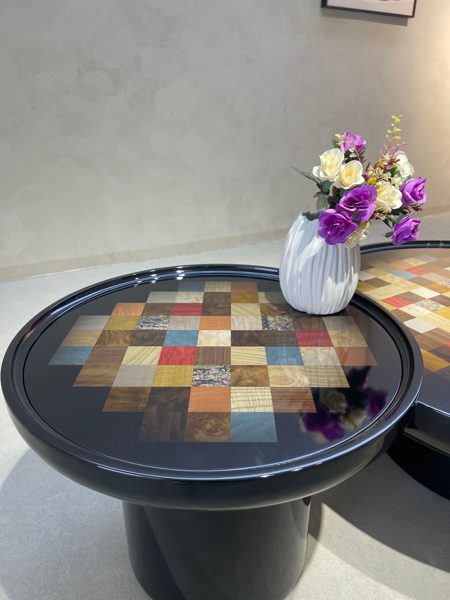 Aurelio Mosaic Coffee & Side Table Set